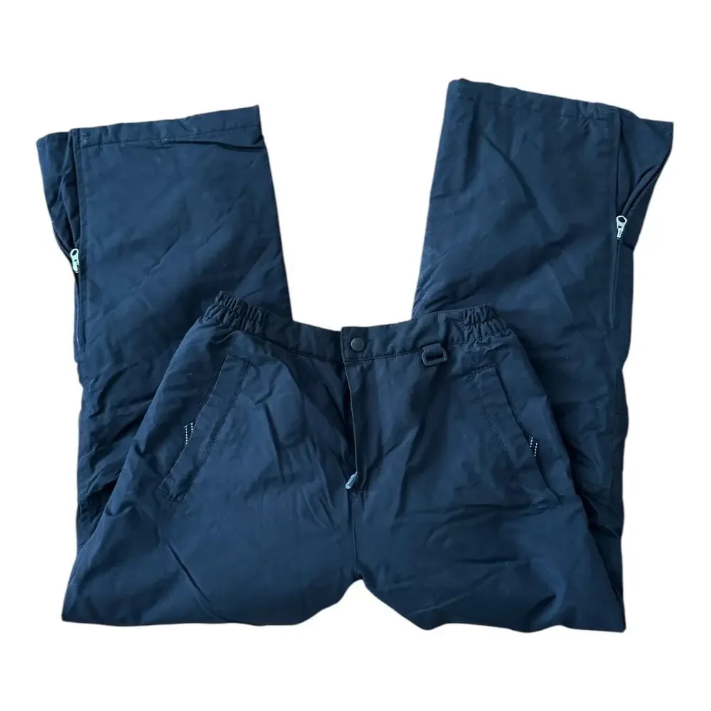Lands' End black unisex ski snowboard pants aged 14 years